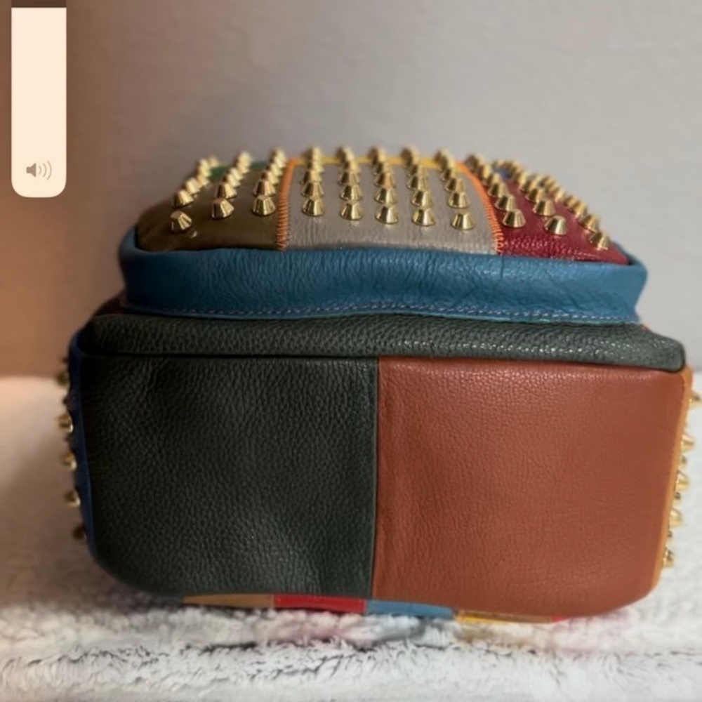 🤎💚❤️💙💛🩶AmeriLeather Borka Leather Backpack~ NWT - Picture 7 of 13